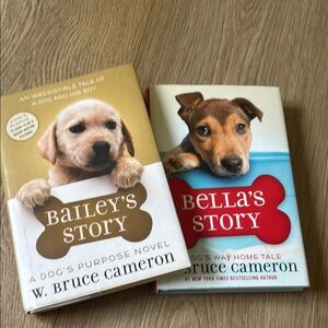 's Heartwarming Dog Stories Set - Cream and Red Covers